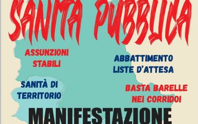 Vogliamo la Sanità Pubblica.